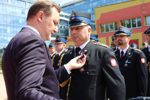 strazak z makowskiej komendy odznaczony przez prezydenta rp