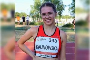 marta kalinowska w czolowej dziesiatce mistrzostw polski u18 bardzo dobry start zawodniczki lks makow mazowiecki
