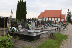 makowskie cmentarze parafialny i komunalny na zdjeciach