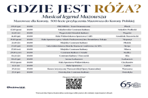Musical "Gdzie jest Róża". Mazowieckie legendy wyruszają w trasę po regionie
