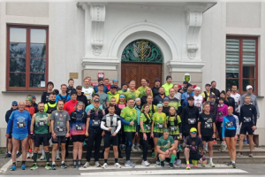 Michał Rzepiński w ścisłej czołówce półmaratonu. W swojej kategorii nie miał sobie równych